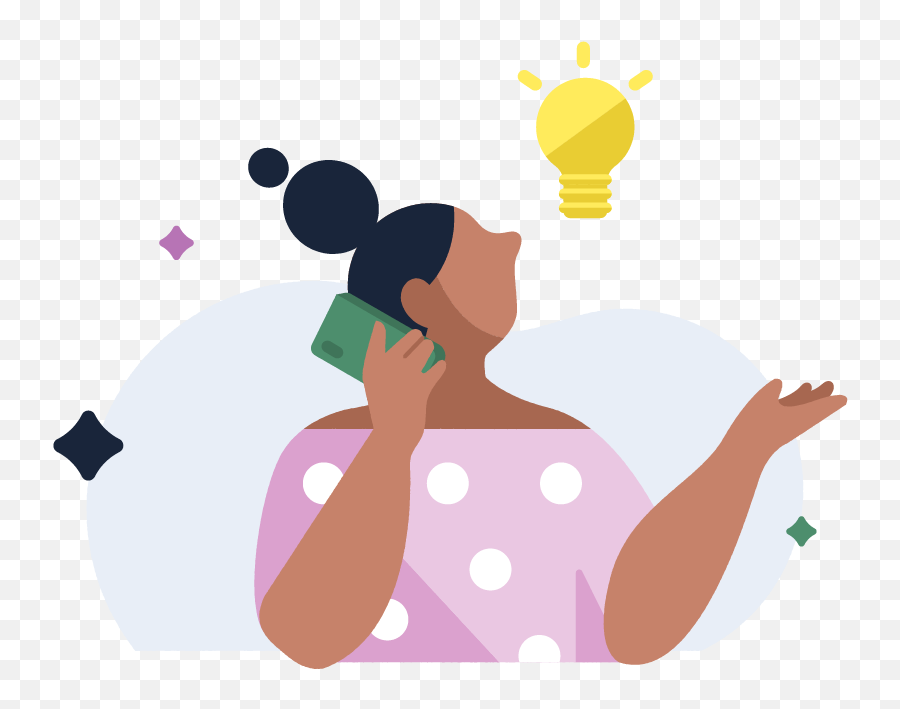 A Person - Illustration Illustration Png,Light Bulb Idea Png