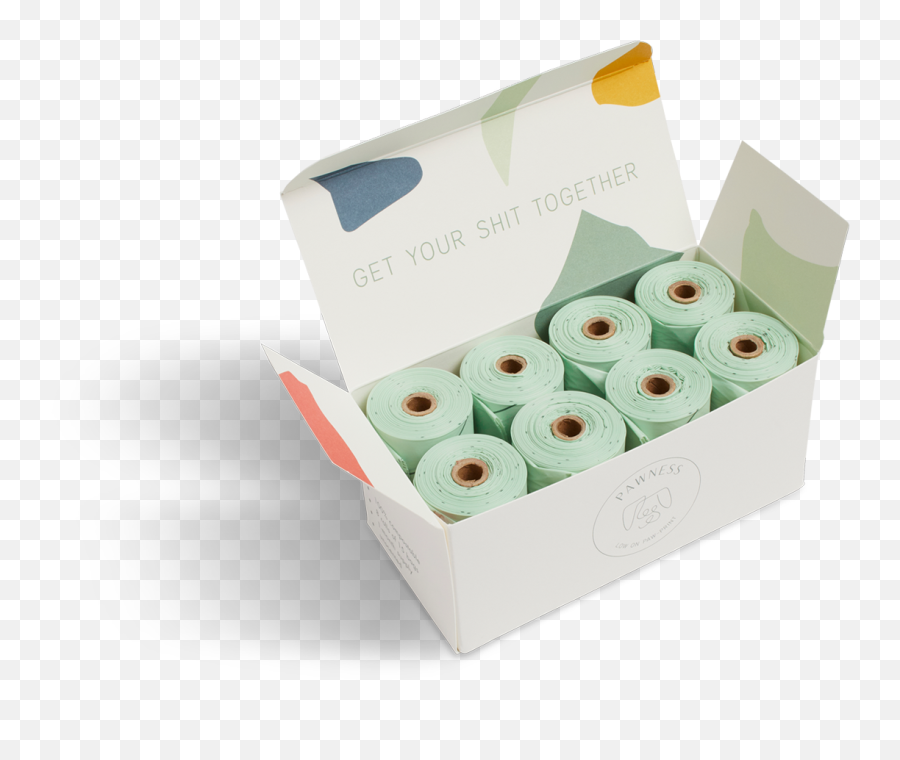 100 Compostable Poop Bags - Cardboard Packaging Png,Shit Transparent