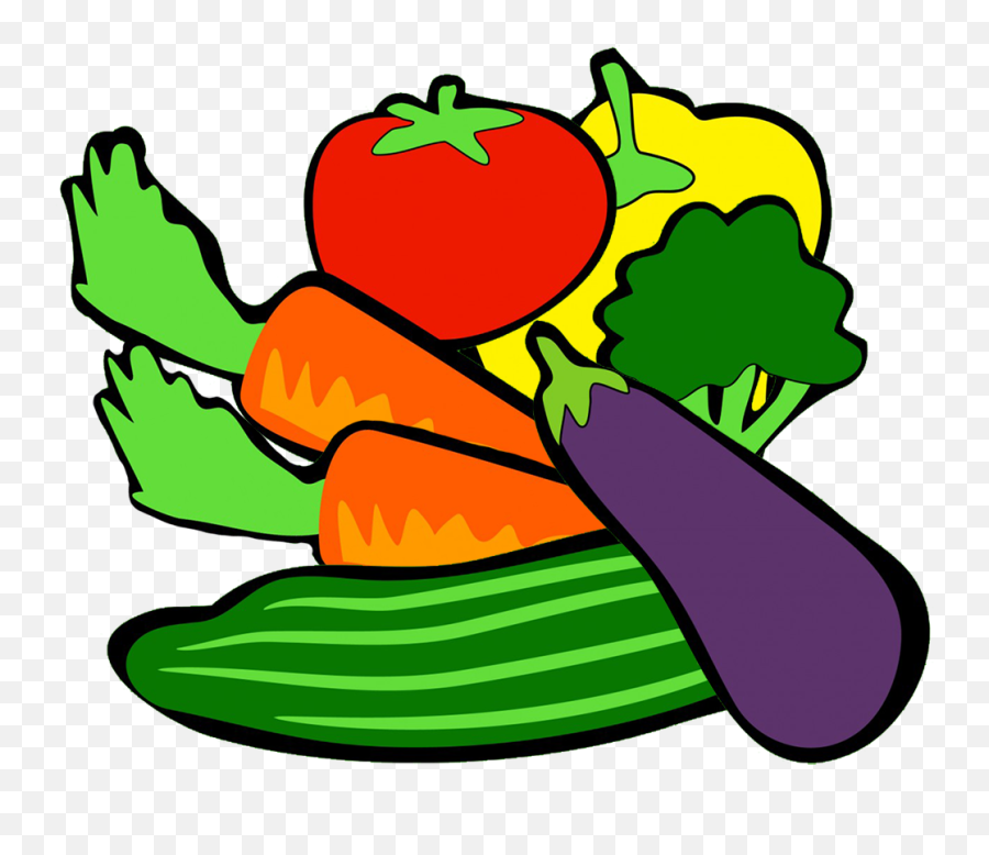 Vegetables Clipart - Veggies Clipart Png,Vegetables Transparent Background