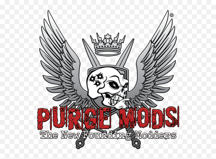 Purge Mods U2013 Tagged 18350u2013 Fast Eddieu0027s Vape Shop And - Purge Mods Logo Png,Shield With Wings Png