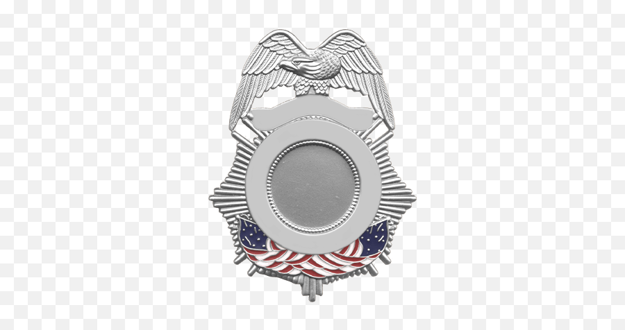 Blackinton Starburst Badge With Eagle And American Flag - B2822 Cap Badge Png,American Flag Eagle Png
