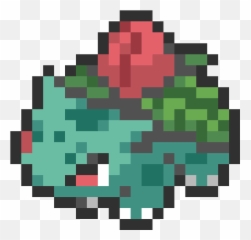 Pixilart - Grid Pokemon Gen 1 Pixel Art Png,Ivysaur Png