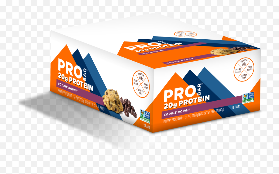 Cookie Dough 12 - Pack The Probar Language Png,Icon Meals Protein Cookie