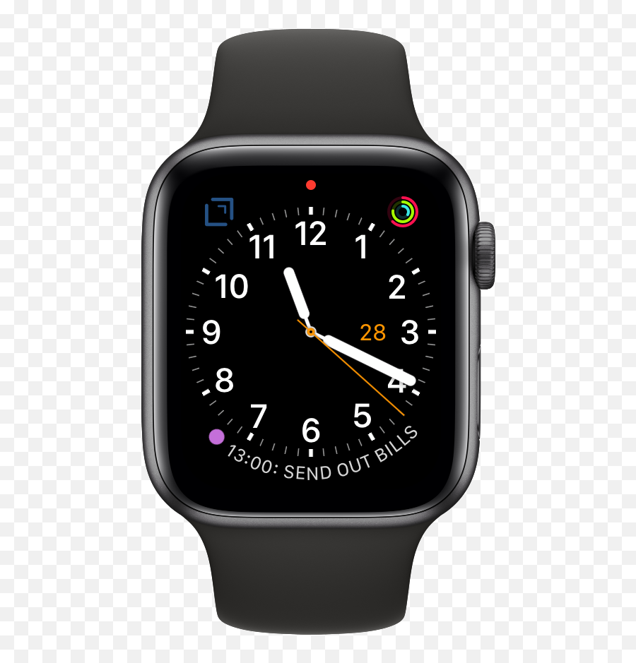 Macsparky - Apple Watch Series 6 Se 44mm Space Gray Aluminum Case Black Sport Band Png,Pebble Dead Watch Icon