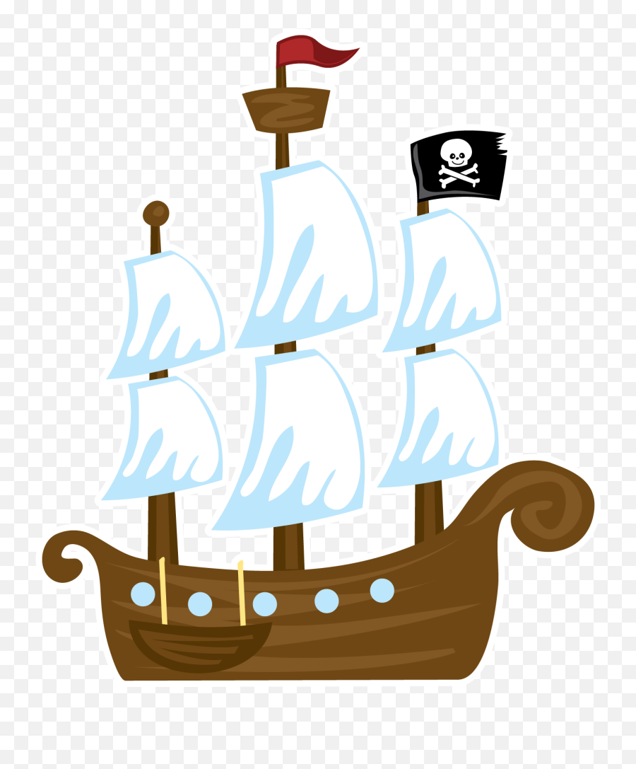 Pirate Ship - Drawing Pirate Ship Png Transparent Cartoon Piracy,Pirate Ship Png
