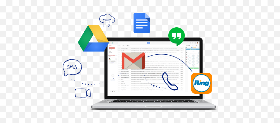 Download Hd Google Hangouts Ringcentral Transparent Png - Google Apps,Ringcentral Icon