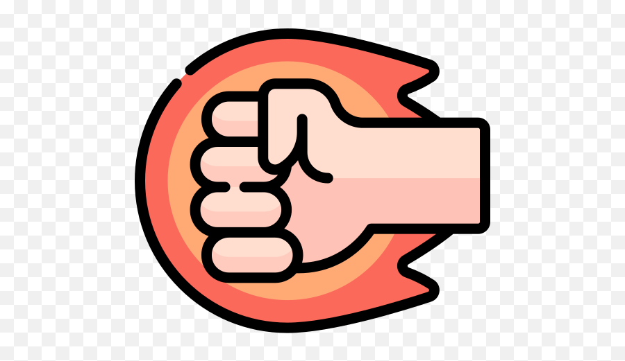 Punch - Free Hands And Gestures Icons Punch Icon Png,One Punch Man Icon