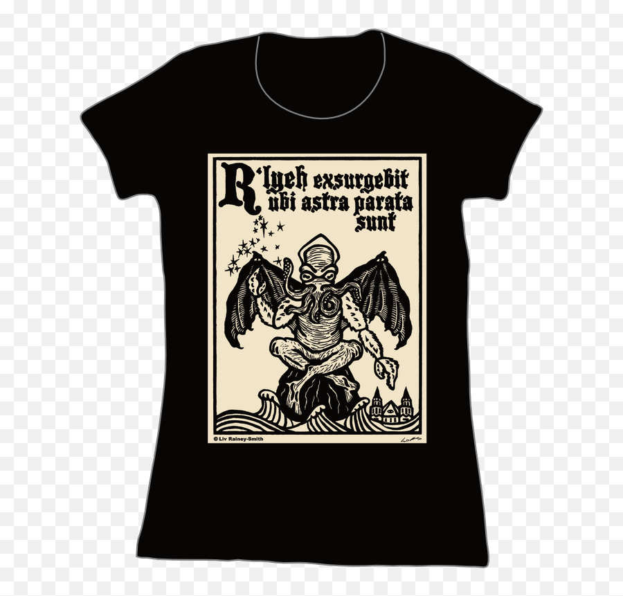 Cthulhu Ladies T - Shirt Cthulhu T Shirts Png,Gargoyle Icon