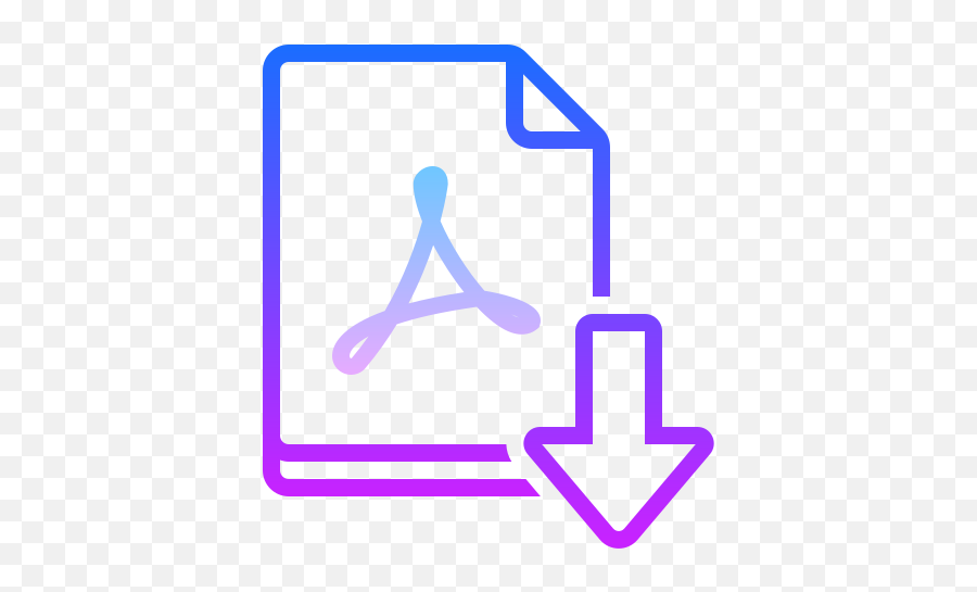 Export Pdf Icon In Gradient Line Style - Pdf Icon Blue Png,Pdf Download Icon