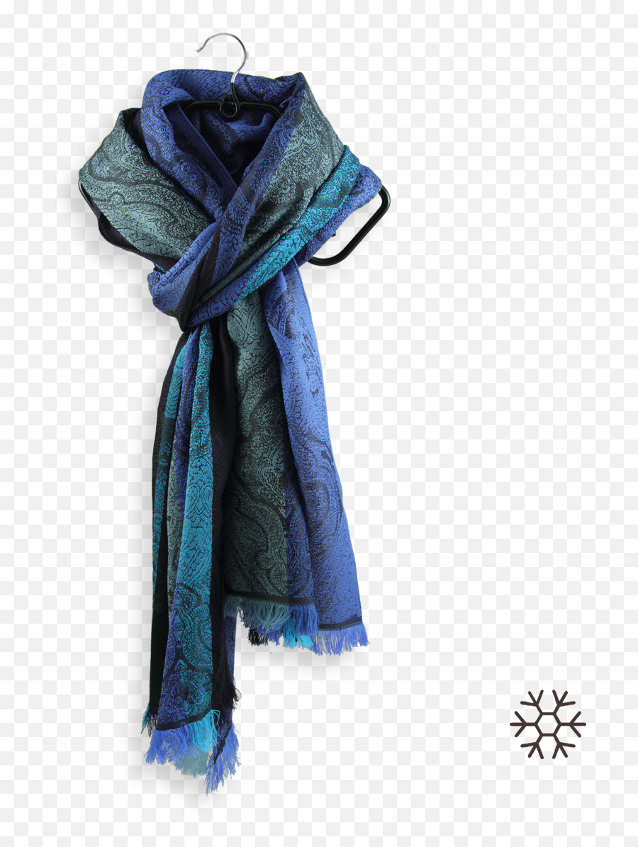 Scarf Merino Wool Silk Victoria Blue - Echarpe Bleu Femme En Soie Png,Scarf Transparent Background