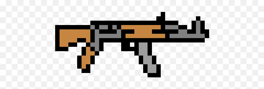 Pixilart - Pixel Art Ak 47 Png,Ak 47 Logo