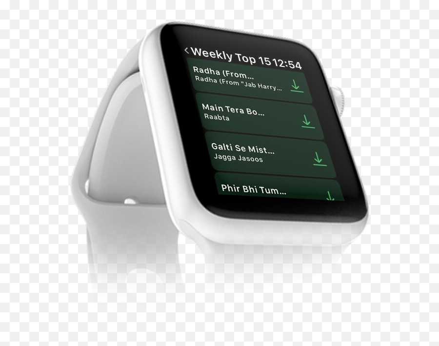 Saavn - Watch Strap Png,Tap I Icon On Apple Watch