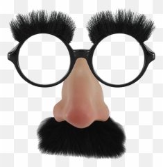 Download Noise Disguise Groucho Comedian Costume Glasses - Marx png
