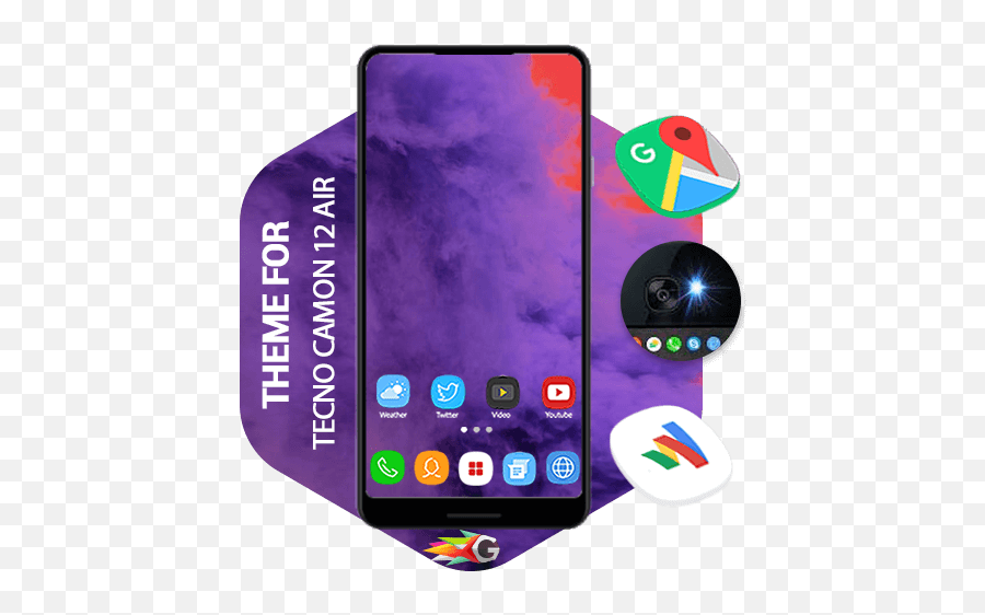 Launcher Theme For Tecno Camon 12 Air - Apps En Google Play Realme C3 Icon Pack Png,Samsung Galaxy S4 Eye Icon