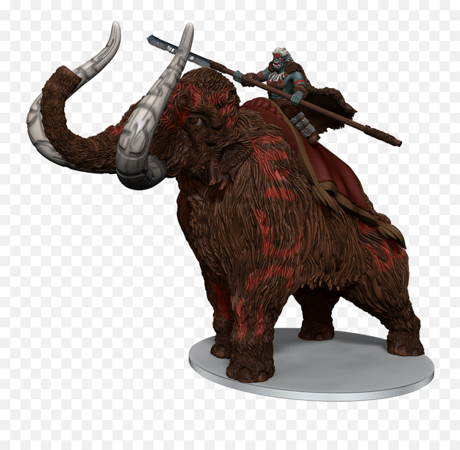 Mammoth Rider - Darklands Rising Pathfinder Battles Mammoth Rider Png,Icon Of The Realms Tomb Of Annihilation Miniatures