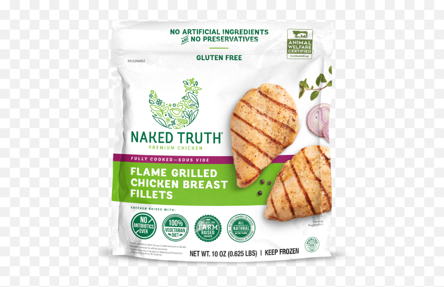 Products U2013 Grilled Fillets Naked Truth Chicken - Naked Truth Grilled Nuggets Png,Chicken Breast Icon