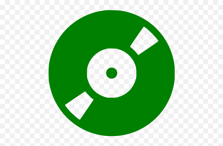 Green Music Record Icon - Free Green Music Record Icons Png,Vinyl Icon