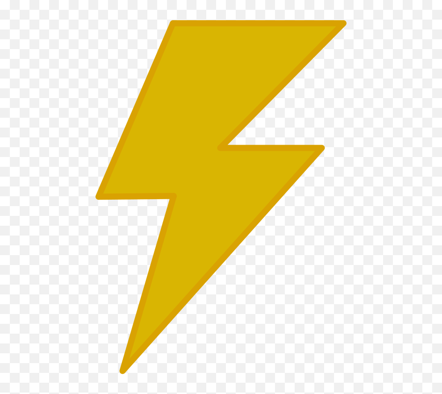Download Yellow Lightning Png Image - Triangle,Yellow Lightning Png