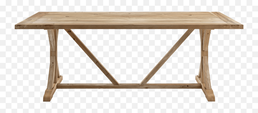 Trestle Table Png Clipart - Wooden Dinner Table Png,Table Clipart Png