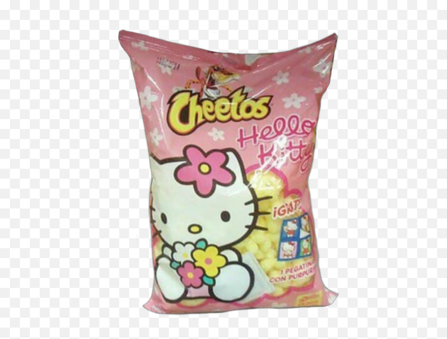 Pink Cheetos Polyvore Moodboard Filler - Hello Kitty Cheetos Png,Cheetos Png