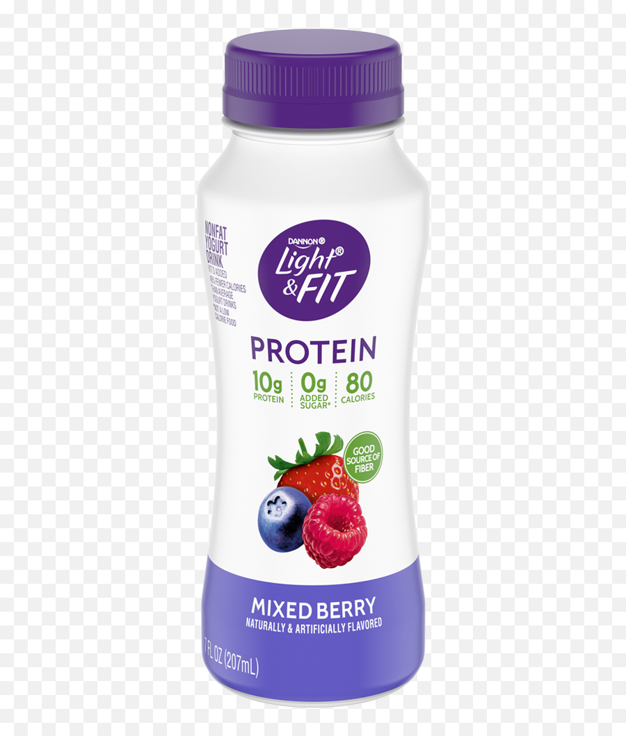 Protein Smoothies Light U0026 Fit - Dannon Light Fit Yogurt Drinks Png,Smoothies Png