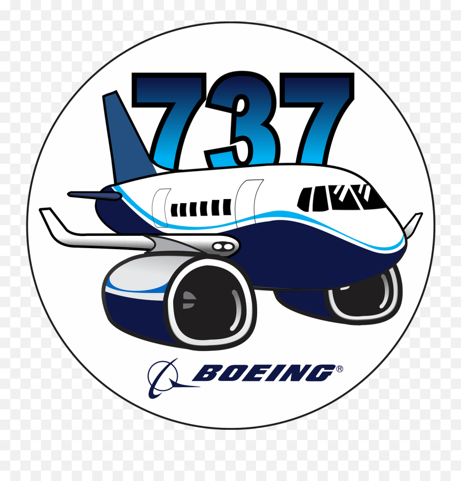 Boeing Png - Boeing 737 Sticker,Boeing Png