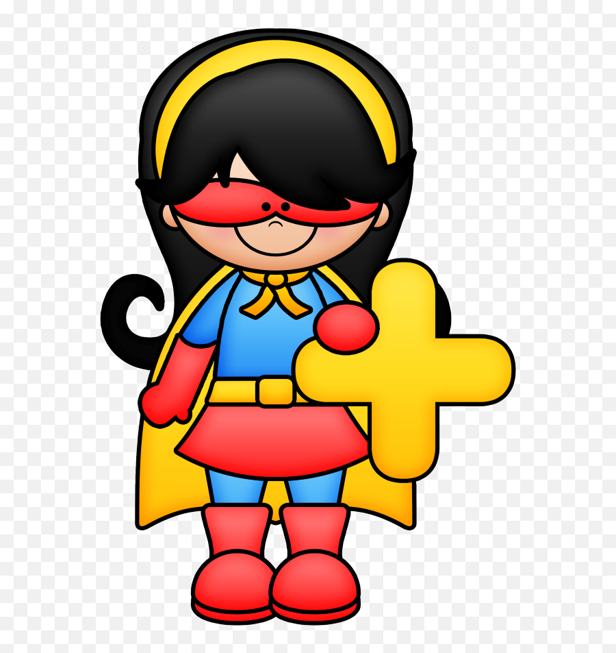 Superhero Kids Math Clipart Transparent - Kids Math Clipart Png,Math Clipart Png
