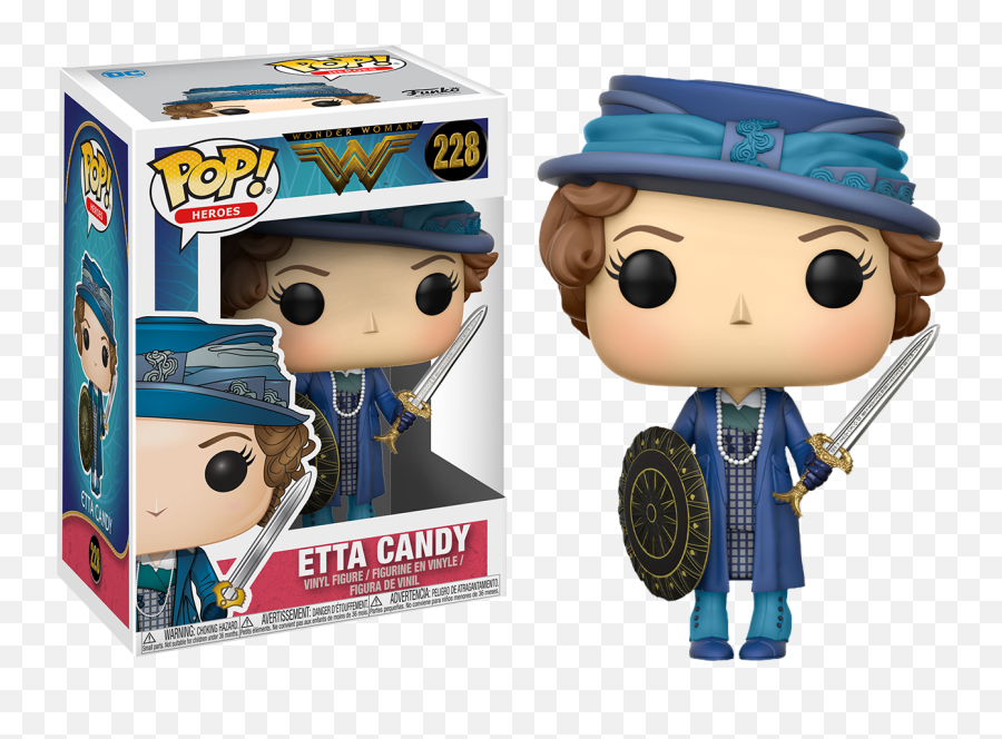 Wonder Woman 2017 - Etta Candy With Godkiller Sword And Shield Pop Vinyl Figure Wonder Woman Funko Pop Png,Gal Gadot Png