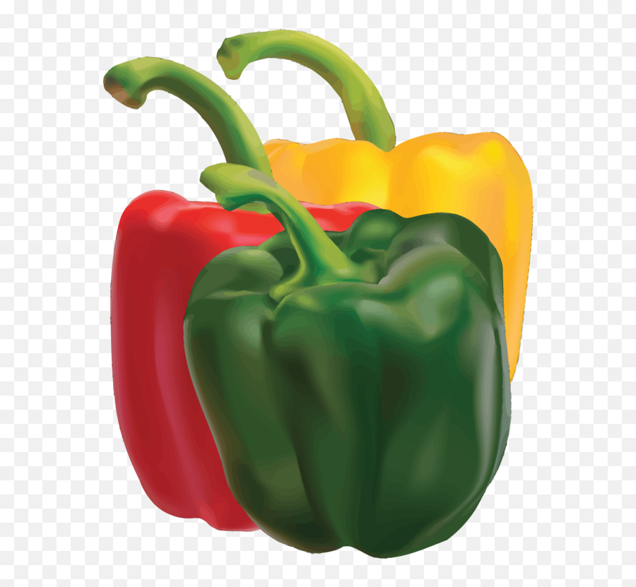 Library Of Jpg Royalty Free Bell Peppers Png Files - Bell Pepper Vector Png,Pepper Transparent