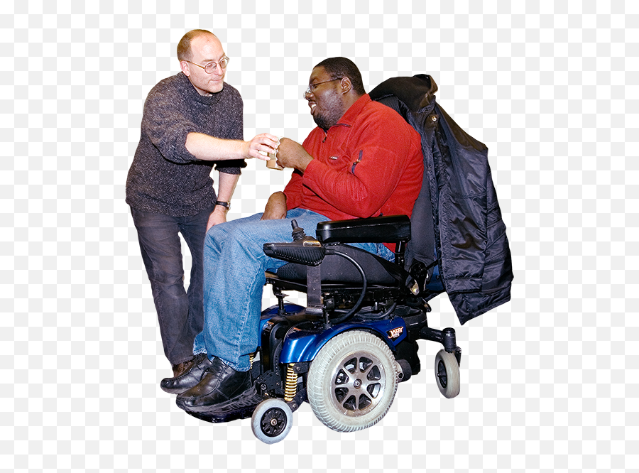 Person In Wheelchair Png - Person With Carer Learning Person In A Wheelchair Png,Wheelchair Png
