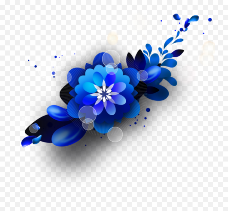 Floral Background Png Ftestickers Watercolor Flowers Background Blue Flowers Png Free Transparent Png Images Pngaaa Com