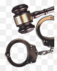 Download Hd Gavel And Handcuffs - Key Transparent PNG Image Strap