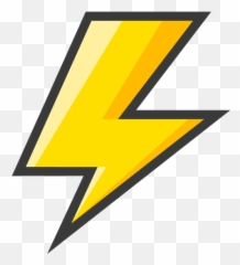Transparent Png Svg Vector File - Transparent Lightning Bolt Vector,Small Png Images