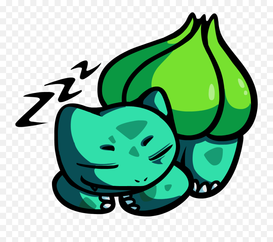 Nevercake - Sleeping Bulbasaur Png,Bulbasaur Transparent