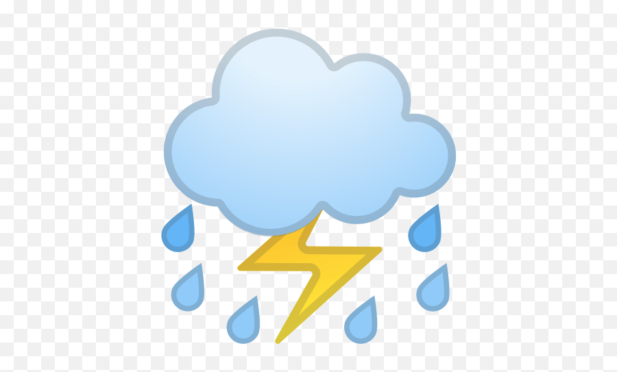 Cloud With Lightning And Rain Emoji Meaning Pictures - Lightning Png,Thunder Cloud Png
