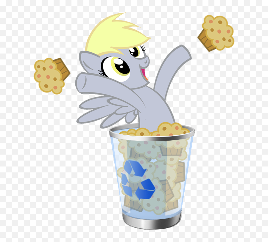 Trash Icon Png - Basket Derpy Hooves Female Mare Muffin My Little Pony Recycling,Trash Icon Png