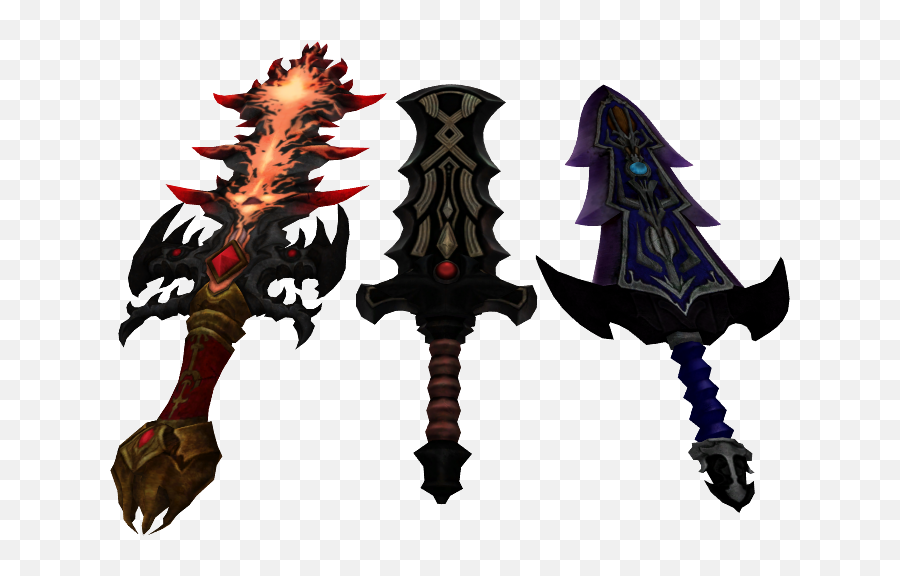 Wii U - Hyrule Warriors Ganondorfu0027s Swords The Models Ganon In Four Swords Png,Ganondorf Png