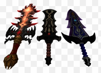 Wii U - Hyrule Warriors Ganondorfu0027s Swords The Models Ganon In Four Swords Png,Ganondorf Png