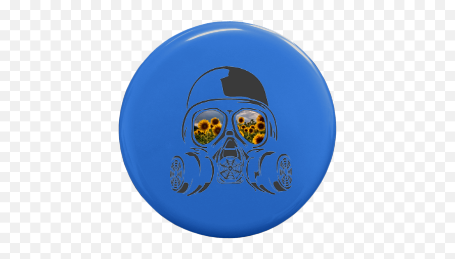 Frisbee With Printing Gas Mask - Circle Png,Gas Mask Logo