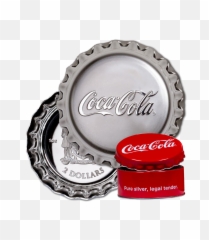 Coca - Cola Coin 1 Oz Emkcom 1 Oz Silver Proof Coca Cola Coin Png,Coke Bottle Png