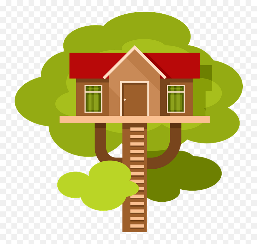 Tree House Clipart - Tree House Clipart Png,House Clipart Png