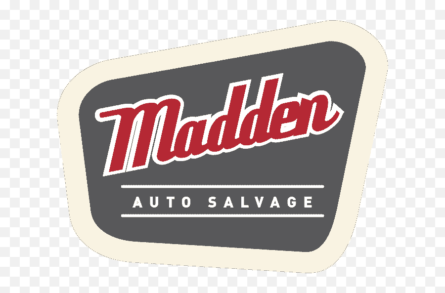 Madden Auto Salvage Logo - Label Png,Madden 18 Logo