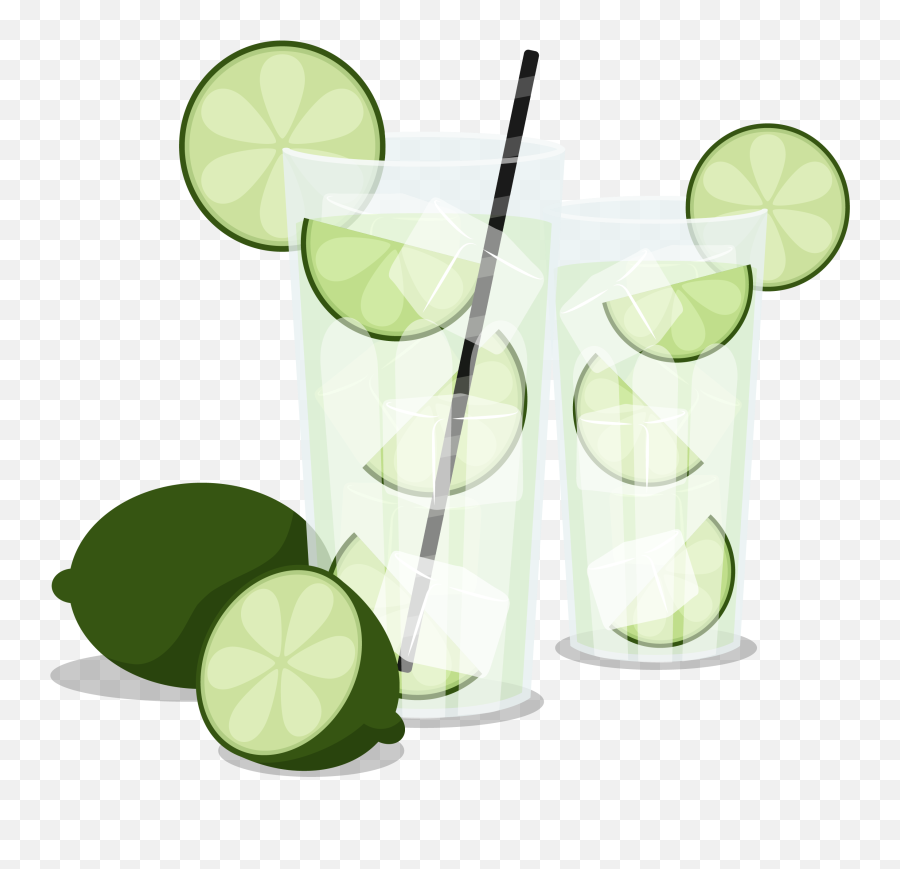 Cocktails Clipart Mojito Transparent Free - Caipirinha Png,Mojito Png