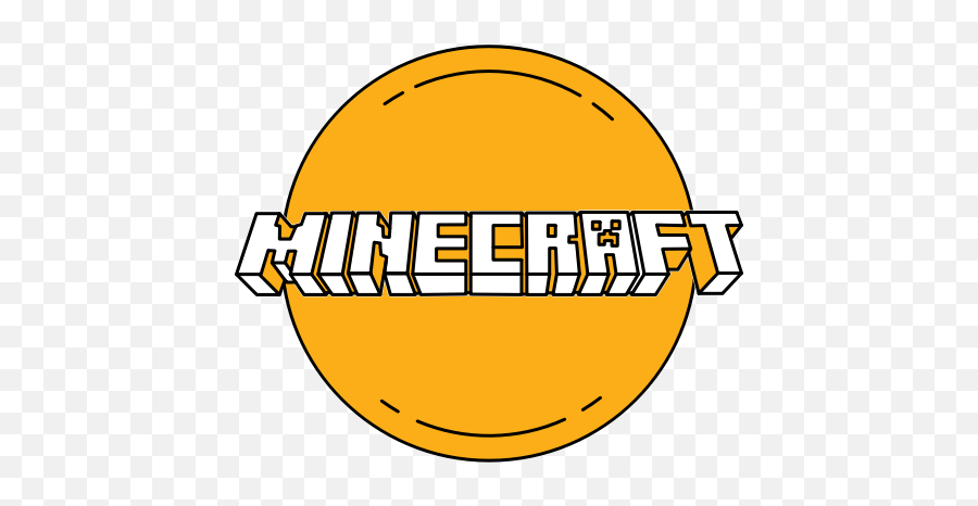 Game Gaming Logo Minecaft Orange Icon - Circle Png,Gaming Logos