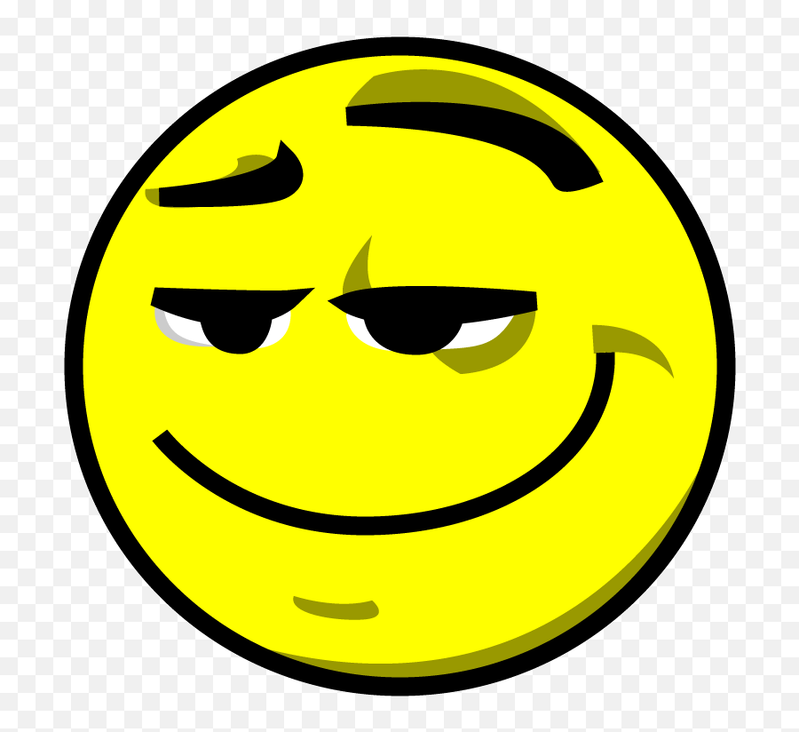 Download Hd Laughing Smiley Face Emoticon - Smug Smiley Smug Smiley Png,Laughing Face Emoji Transparent