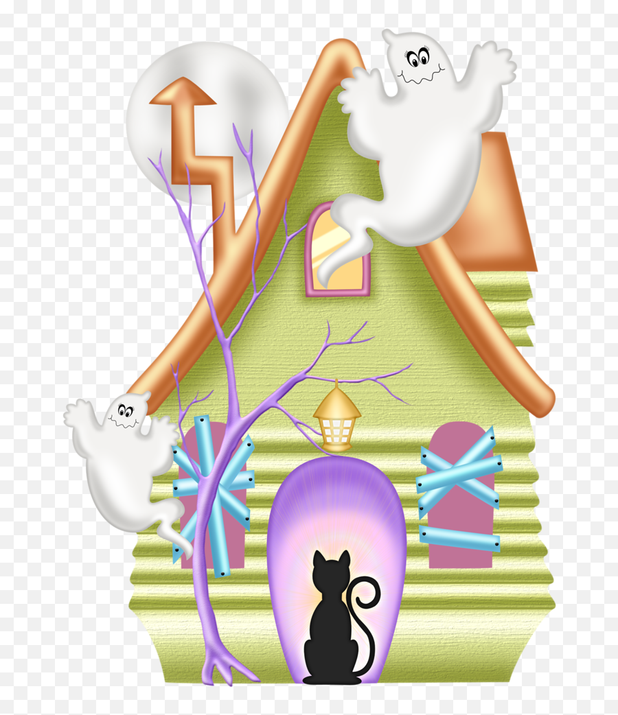 Haunted House Clipart Png - Halloween Cliparthalloween Fictional Character,Halloween Clipart Png