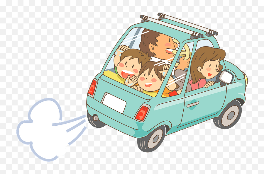 Family Is Driving - Road Trip Clipart Png,Trip Png