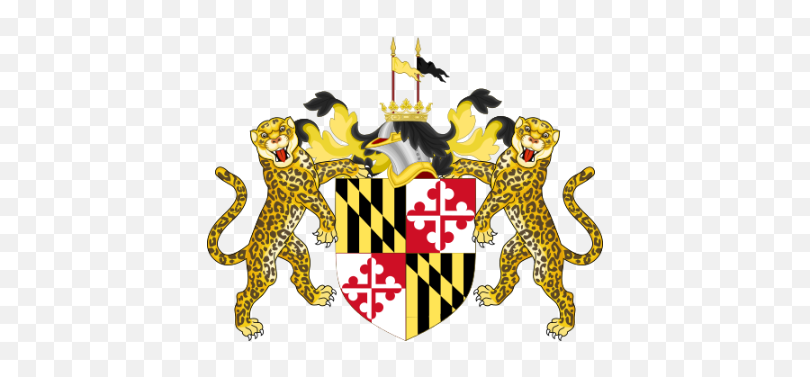 Flag Of Maryland - Lord Baltimore Coat Of Arms Png,Maryland Flag Png