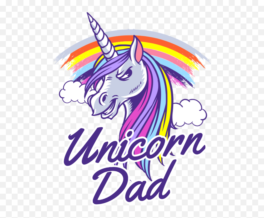 Unicorn Dad U2013 Udesign Demo T - Shirt Design Software Daddy Of The Birthday Girl Unicorn Shirt Design Png,Unicorn Vector Png