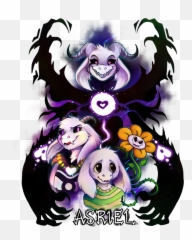 Free Download Undertale Wallpaper Related Keywords - Asriel Dreemurr And Flowey png